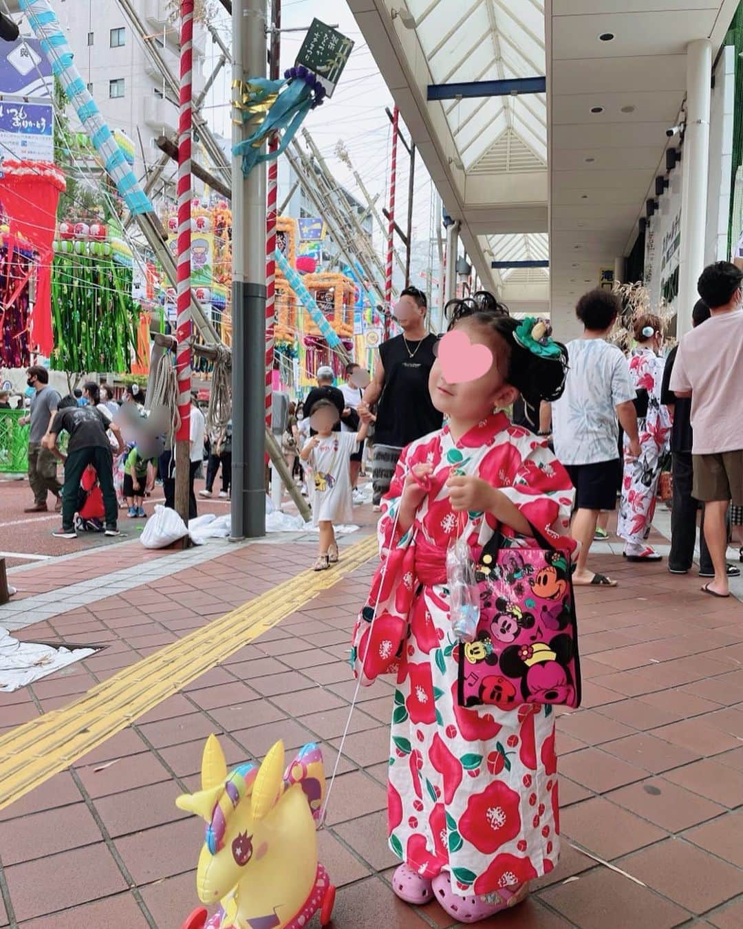 MARIEのインスタグラム：「だいぶ時差投稿で お祭り一発目はひらつか七夕祭り🎋 #お祭り #ひらつか七夕祭り #ひらつか七夕まつり2023」