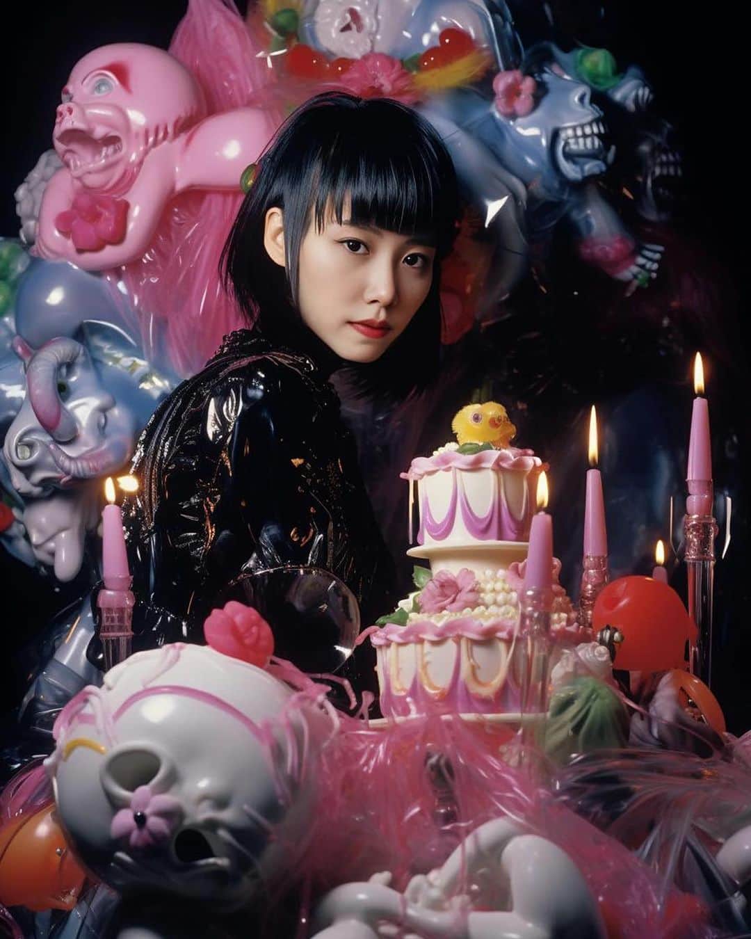 草野絵美のインスタグラム：「Turned 33 on August 4th🎂 Thanks for the birthday love. Thrilled to have successfully launched the Galverse music video and my latest series on SuperRare💎  Heading into 33, I'm all in for what I love. The digital art community has given me friends worldwide. Blessed with family and health, I'll keep pushing forward.  8月4日で33歳になりました🎂たくさんのお祝いメッセージありがとうございました。無事ギャルバースのミュージックビデオもリリースできたし、SuperRare での連作もうまくリリースすることができてよかったです🌸  33歳も、自分が好きと思えることに全投資して、飛躍の年にしていきたいと思います。 digital artのコミュニティのお陰で、世界中に友達ができて、定期的にいろんな国で会えるのがとっても幸せです。支えてくれる家族と健康あってこそなので、それを忘れずにがんばります❤️」