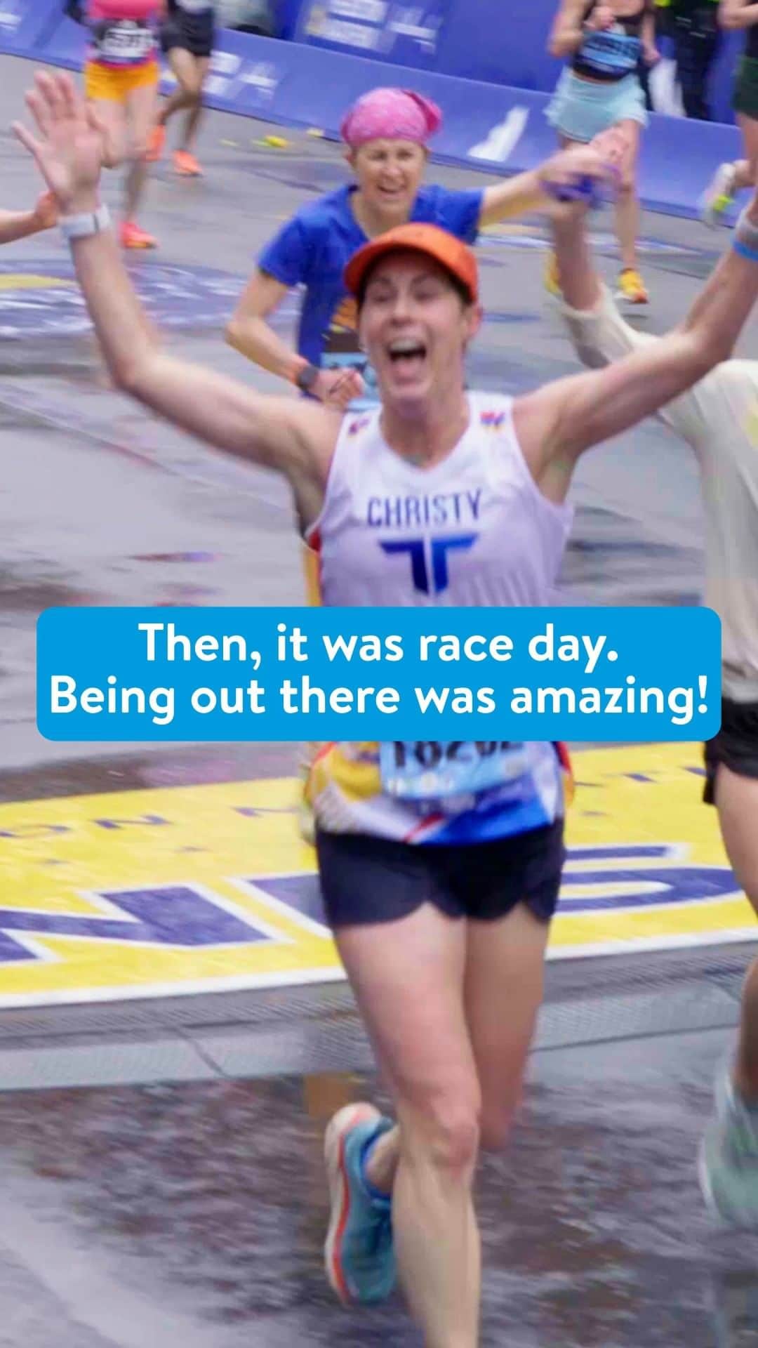 アボットジャパンのインスタグラム：「From a heart procedure to a heartwarming victory: Check out how Christy prepared for the Boston Marathon. Her full story at the link in our bio.」