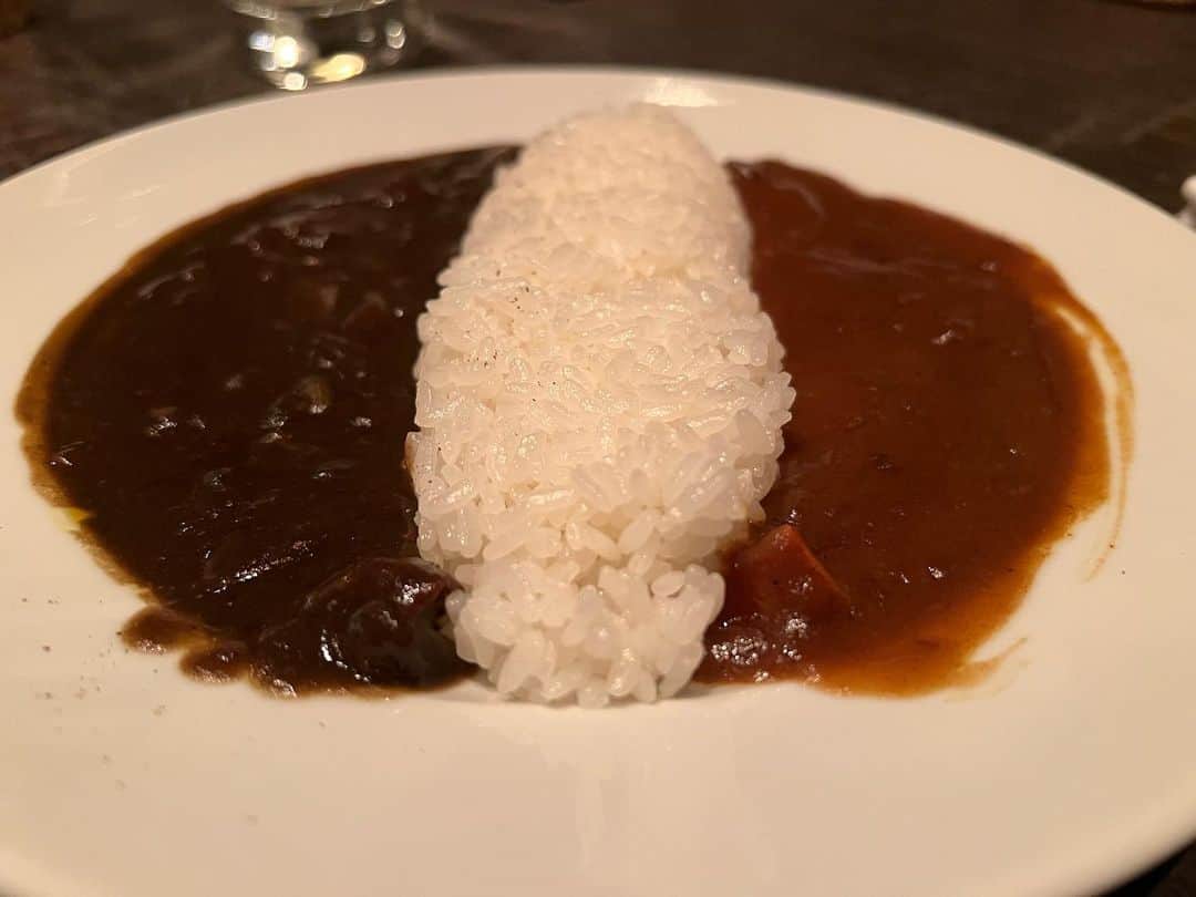 本間昭光のインスタグラム：「美味しかった カレー」