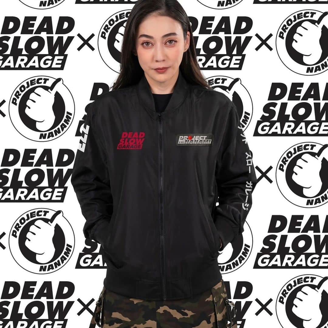 のインスタグラム：「@tsukamotonanami x DSG are extremely excited and proud to have a collaboration collection!! Showing off her latest US brand “Project Nanami” with her custom DORIFUTO logo!  This is a limited run so check them out on our site!」