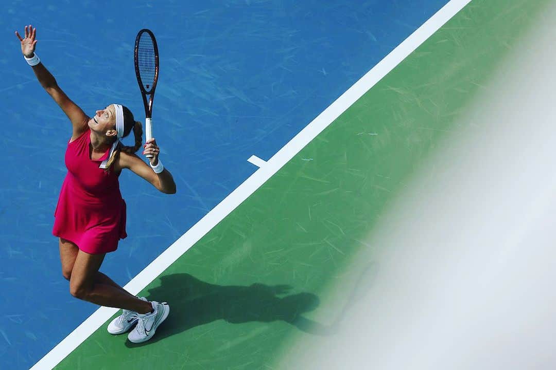 PetraKvitovaのインスタグラム：「We meet again @cincytennis ❤️」