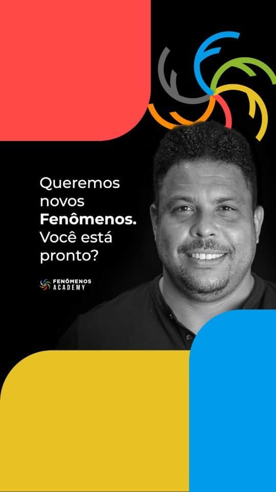 ロナウドのインスタグラム：「O @ronaldo convoca todo mundo a conhecer e apoiar o Fenômenos Academy, um programa de aceleração de lideranças e projetos sociais, criado pela Fundação Fenômenos.  Ao apoiar iniciativas como essa da Fundação Fenômenos, você também se torna um fenômeno de transformação social.  Colabore em doar.fenomenos.org. 💙  #FundaçãoFenômeos #FenômenosAcademy」