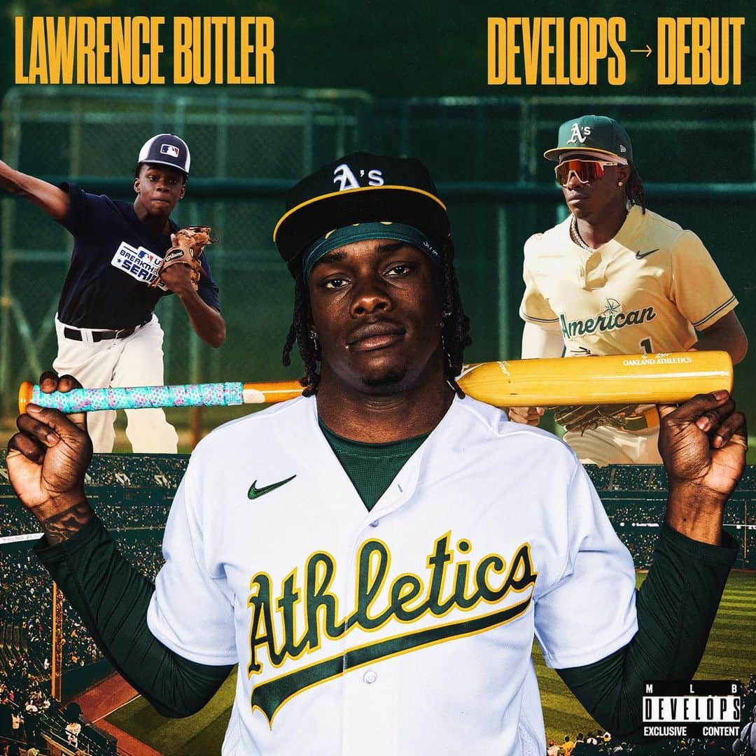 MLBさんのインスタグラム写真 - (MLBInstagram)「Congratulations to Lawrence Butler on getting called up to the @athletics ‼️#BreakthroughBoyz🚀」8月12日 3時36分 - mlb