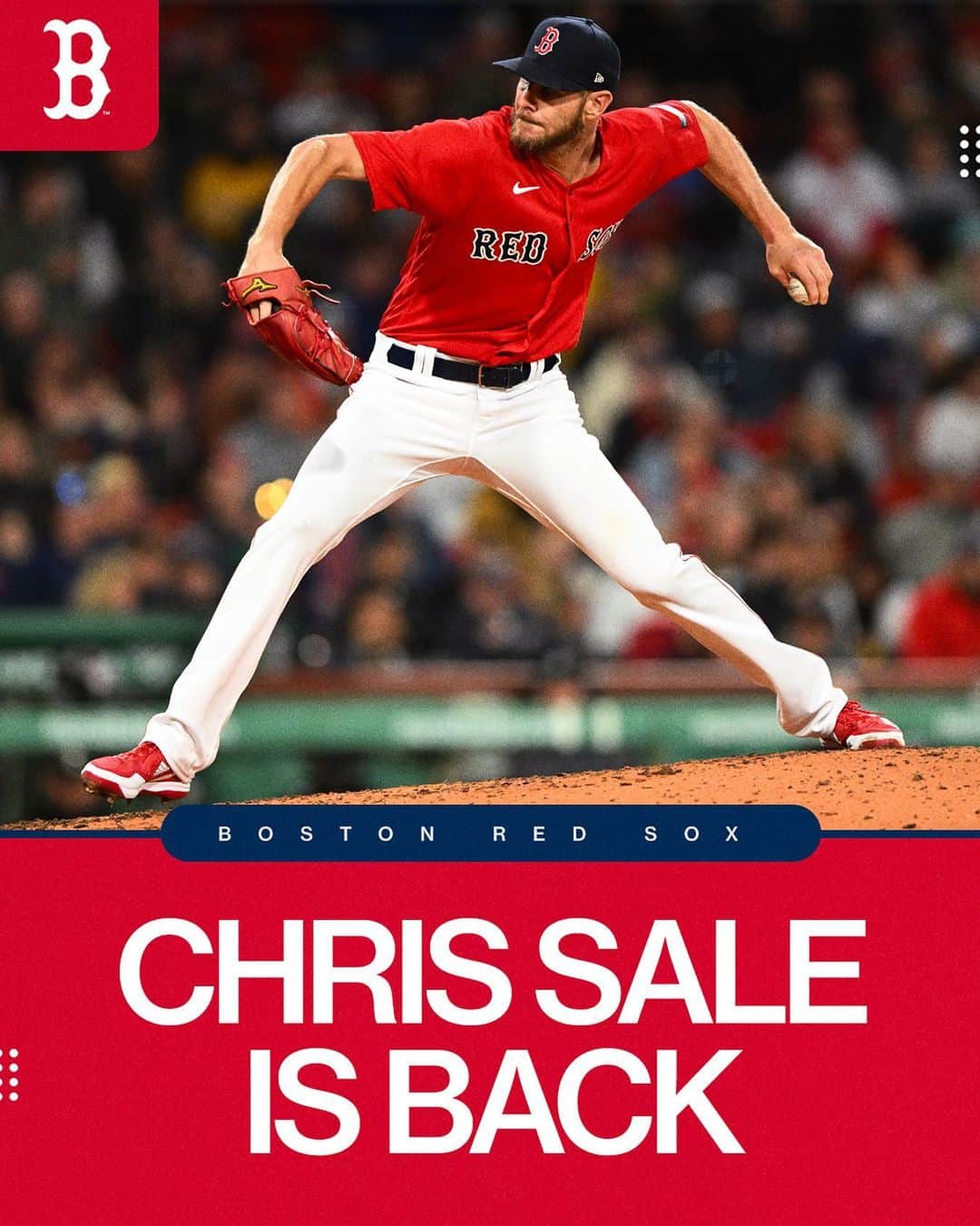 MLBさんのインスタグラム写真 - (MLBInstagram)「Chris Sale is back on the bump for the first time since June.」8月12日 4時34分 - mlb