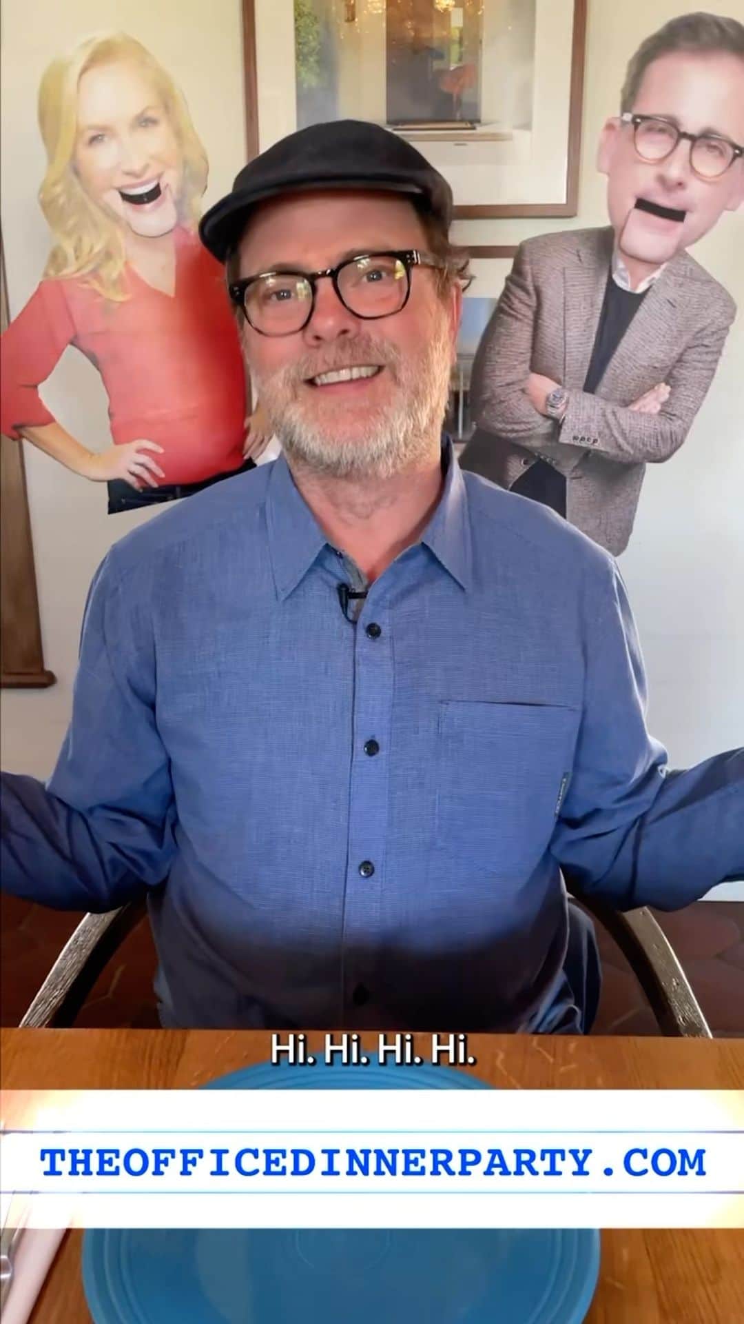 レイン・ウィルソンのインスタグラム：「🚨Calling The Office fans! Steve Carell, @angelakinsey, and I are bringing a few lucky winners and their guests to join us for a super swanky, private dinner party in LA on Sep 29. ⬇️Tag your dinner date in the comments & enter now through the link in my bio.   Your entry will help my foundation @lidehaiti provide arts and education programs to young girls in rural Haiti.」
