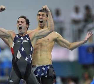 マイケル・フェルプスさんのインスタグラム写真 - (マイケル・フェルプスInstagram)「One of my favorite races😍😍 15 years ago 😳🤪 🇺🇸 4x100 free relay 2008」8月12日 8時32分 - m_phelps00