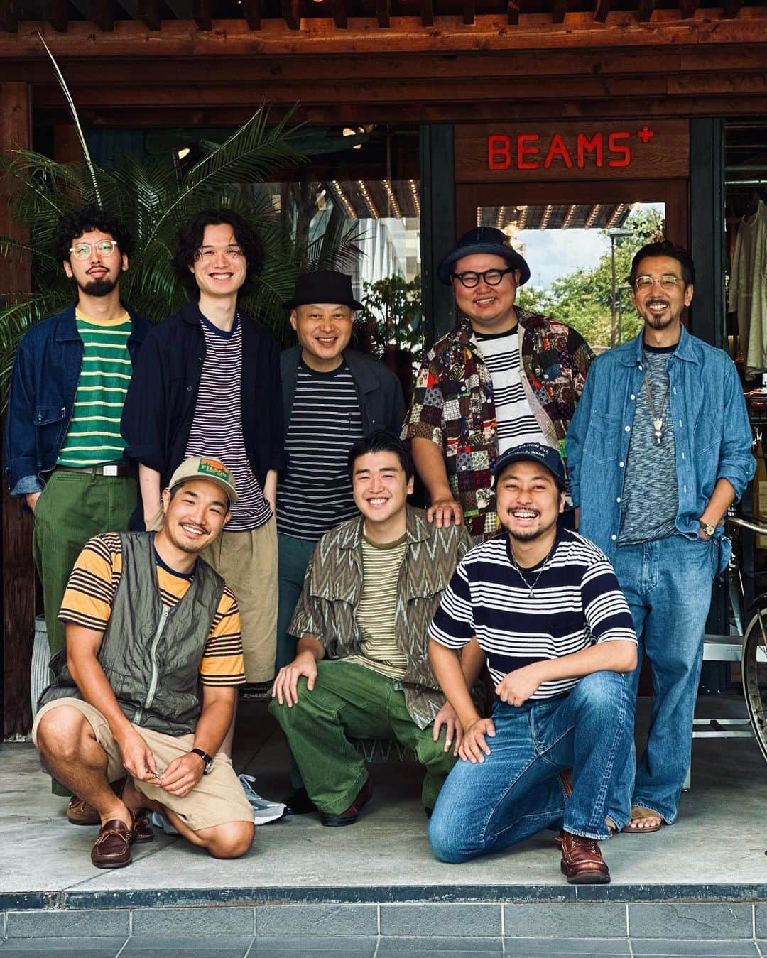 BEAMS+さんのインスタグラム写真 - (BEAMS+Instagram)「・ BEAMS PLUS RECOMMEND.  ＜BEAMS PLUS＞ HORIZONTAL STRIPES T-SHIRT.  The horizontal stripe T-shirt is a summer staple at BEAMS PLUS. It has a classic look and a wide variety of colors. This time, our staff took a photo shoot with T-shirts they actually purchased. Please enjoy coordinating with the characters.  -------------------------------------  ビームス プラスの夏の定番と言えばホリゾンタルストライプTシャツ。クラシックな表情や、豊富なカラーバリエーションが魅力的です。今回はスタッフが実際に購入したTシャツで撮影に挑みました。キャラクターに合わせたコーディネートもお楽しみ下さい。   #beams #beamsplus #beamsplusharajuku  #harajuku #tokyo #mensfashion #mensstyle #stylepoln #menswear #border #horizontal #horizontalstripes」8月12日 19時31分 - beams_plus_harajuku