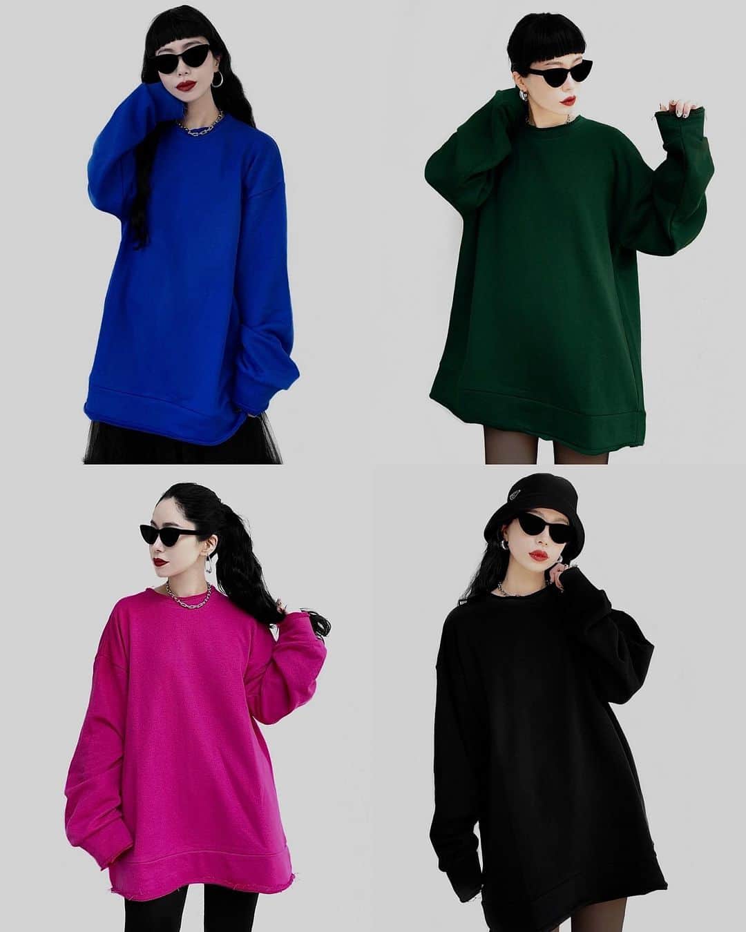 lve_xxxxのインスタグラム：「. . Ai × LVEU. 2023 AW original sweat  follower様共同制作企画で カラバリ投票🗳️したやつ！  発売はまだ先ですが、 ちらほらお問い合わせ頂けてて☺️  撮影全て終わったので ちょっと載せちゃいます！ (怒られたら消します😂爆)  とりあえず私は… これ着て現場に行きたい。  死ぬけどな😇 妄想参戦してみたわ←  丈橋💙💚 丈道💙🩷 道橋🩷💚 でおそろ着てくださいな！  ちょっと、何言ってるのかな？ なにわちゃんのキラキラにやられて 頭沸いてるんか？疑惑🫢爆  発売は9月予定なので お楽しみに頂けたら嬉しいです💙  .」