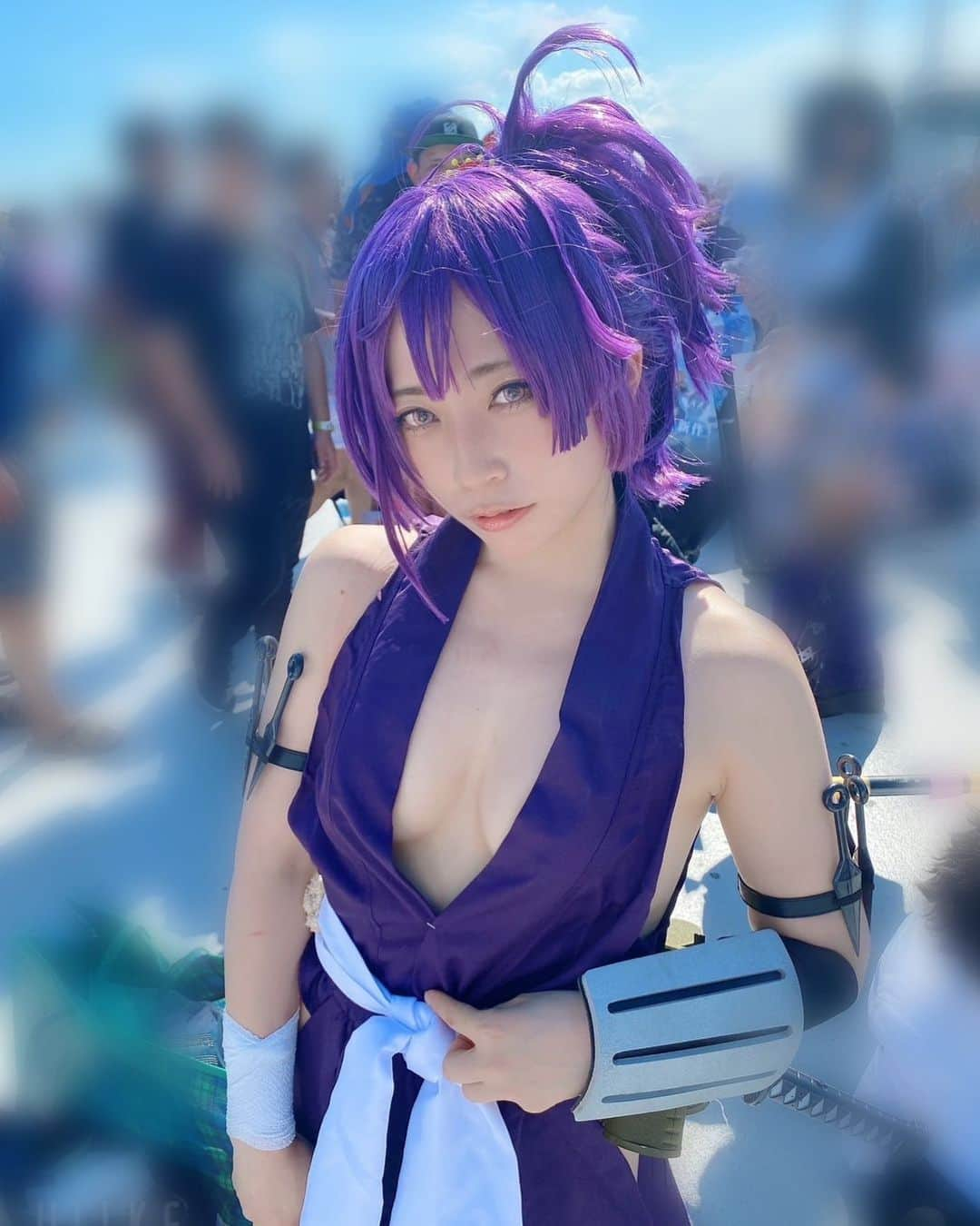 星乃まみのインスタグラム：「今日はC102に参加してきたよ✊🏻 地獄楽の杠(ゆずりは)のコスプレ💕 お胸を作るのが大変でしたっ！！  いやー暑かったっ🫠  #コスプレ #cosplay #cosplay #角色扮演 #地獄楽 #地獄楽コスプレ #杠　#C102 #コミックマーケット　#コミケ  #俳優　#インスタグラビア　#グラビア#自撮り女子  #自撮り」