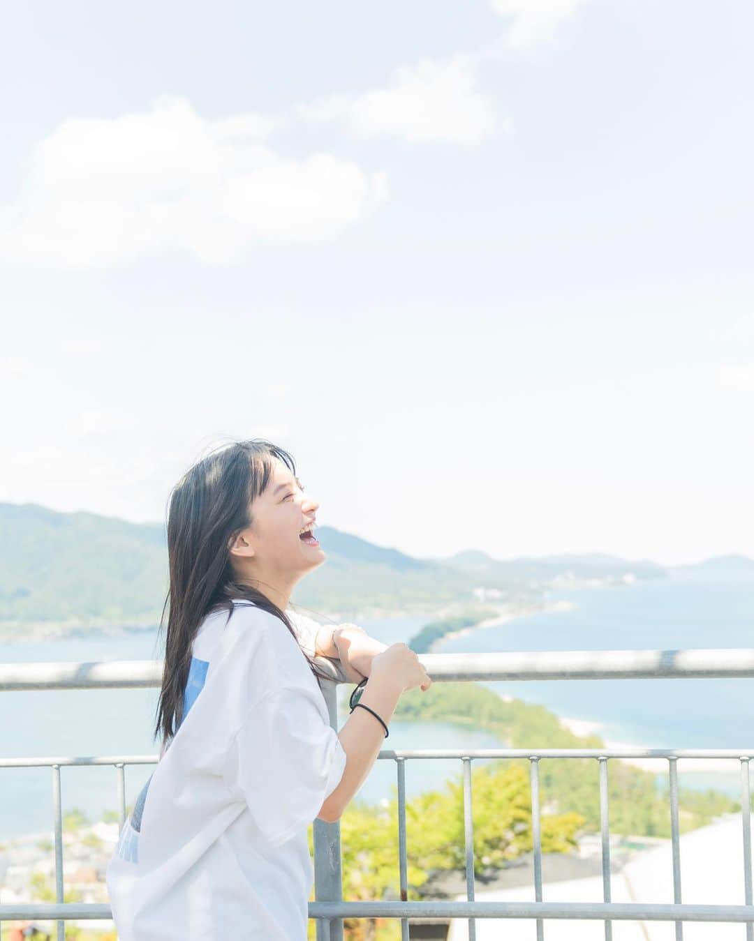 のインスタグラム：「京都の天橋立✨  いい天気で上からの景色ほんまに 綺麗かったな〜😊」