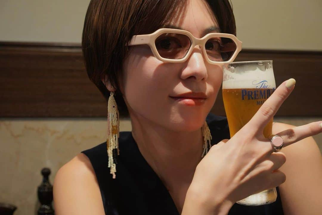 菅原沙樹さんのインスタグラム写真 - (菅原沙樹Instagram)「夏を楽しんでいる写真です🍺 #沙樹の装い」8月12日 12時12分 - saki313apo