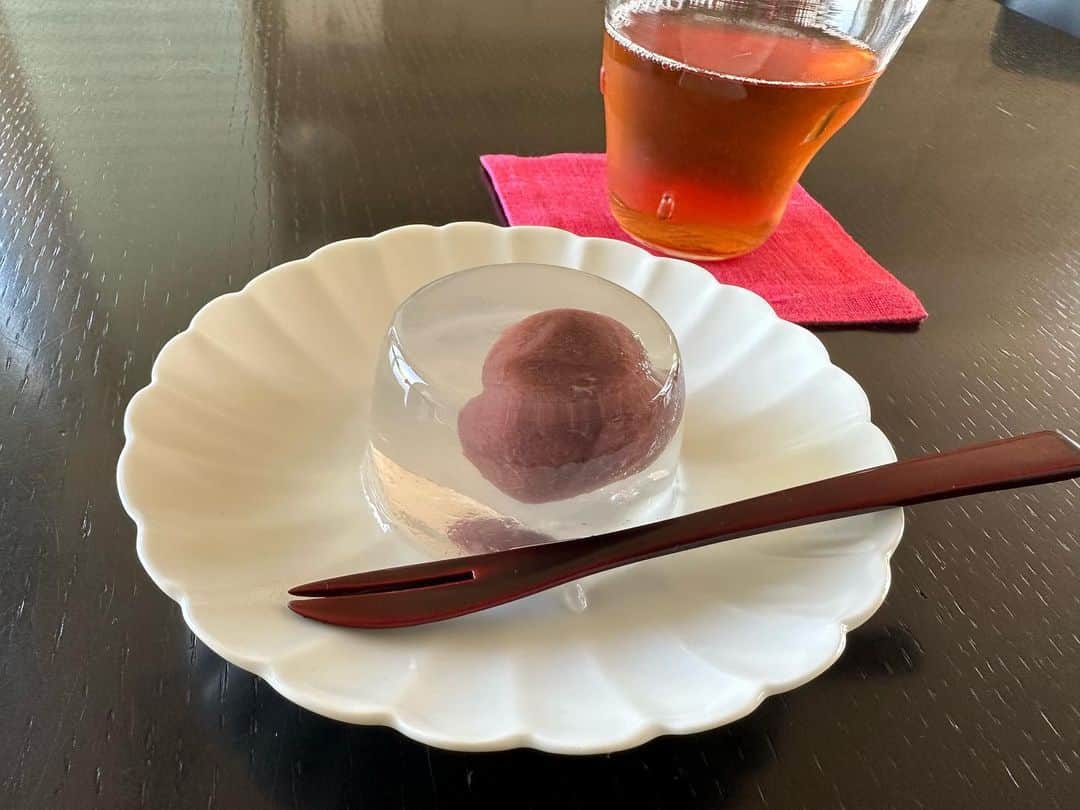 のインスタグラム：「長男コウが作ってくれたオヤツ。 ど修羅場中にひと息。冷たくて美味しかったです😋」