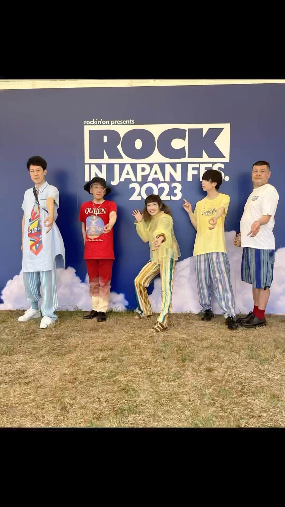 ジェニーハイ(公式)のインスタグラム：「ROCK IN JAPAN FES ありがとうございました！  次は全国ツアー「クラシックファイブ」でお会いしましょう🔥  #ジェニーハイ #RIJF2023」