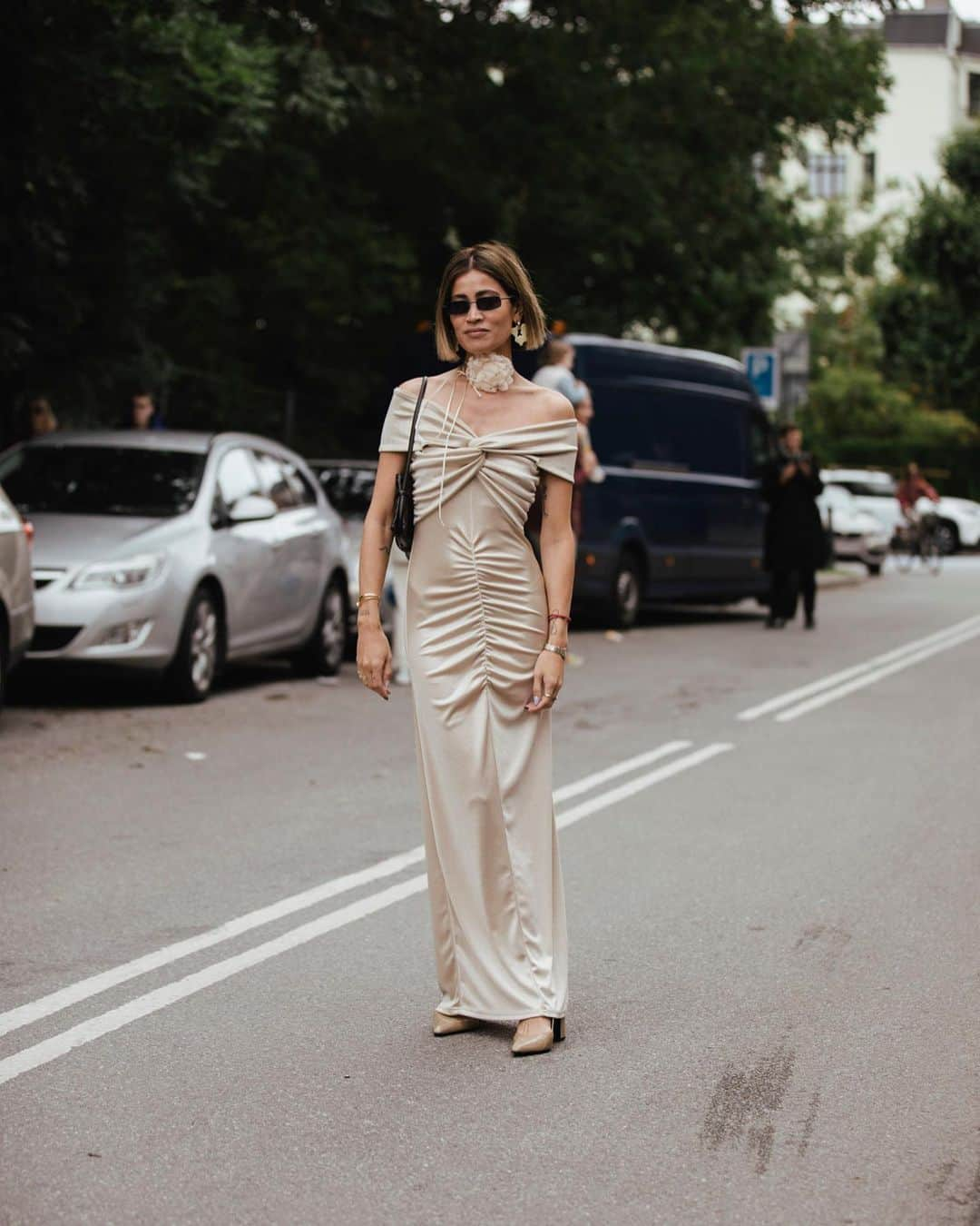 ゲスタズさんのインスタグラム写真 - (ゲスタズInstagram)「Just some of our gorgeous guests wearing GESTUZ at the SS24 show ❤️‍🔥 Captured by @thestreetland」8月12日 16時29分 - gestuz