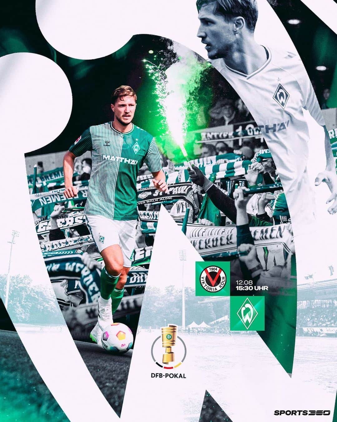 ニクラス・シュタルクのインスタグラム：「Es geht endlich wieder los 💪🔥 @werderbremen @dfb_pokal」