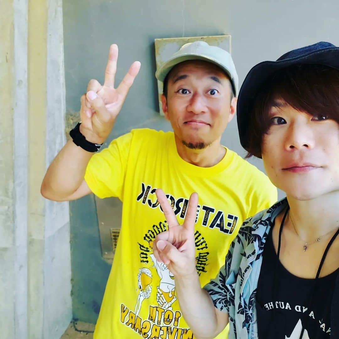 のインスタグラム：「EAT THE ROCK 2023 -竜王食音祭- "10th Anniversary" ⁡ ⁡ありがとうごいました。⁡ ⁡⁡ ⁡僕たちには素敵な仲間がたくさんいます。⁡ ⁡⁡朝早くから来てくれたみんなありがとう！⁡ ⁡スタッフの皆さんもありがとうごいます！⁡ ⁡10周年迎えれて本当に良かった！⁡ ⁡⁡ ⁡#EATTHEROCK」