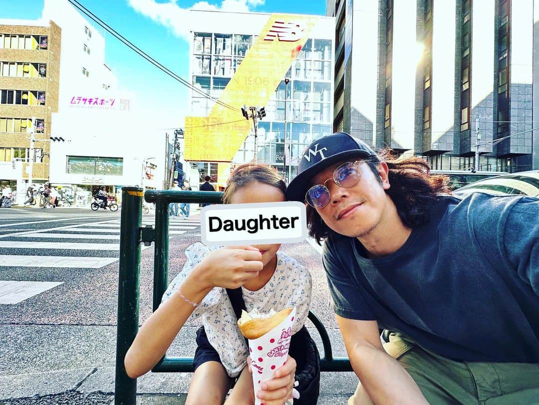 庄司智春のインスタグラム：「長女と原宿デート♡」