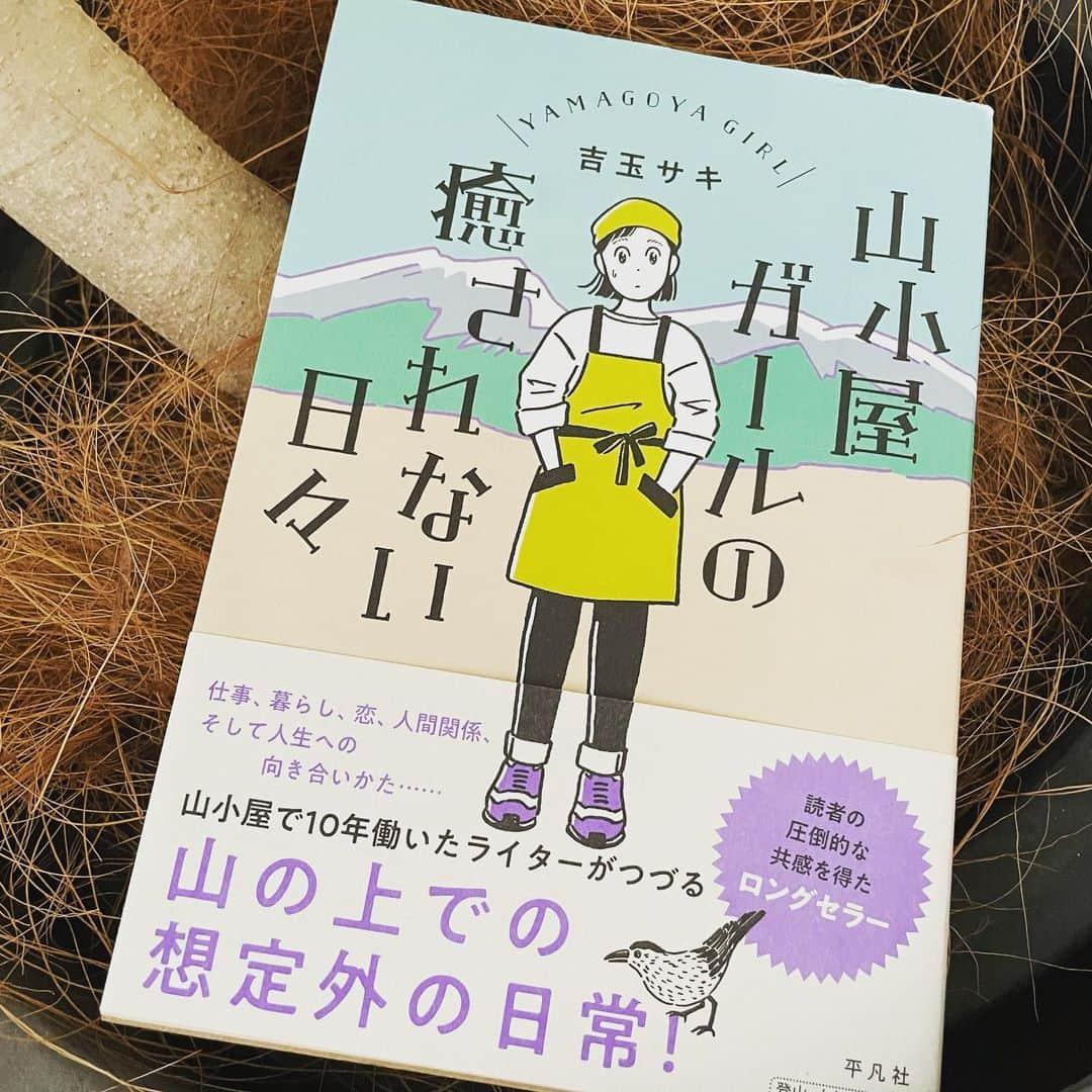 南沢奈央のインスタグラム：「#南沢奈央の読書日記  8月11日は#山の日 ということで、こちらの本を読みました💁‍♀️ #山小屋ガールの癒されない日々  登山未経験だった#吉玉サキ さんがどうして山小屋バイトを始めたのか。背中を押したご友人の一言が素敵でした。  山小屋での日常を綴ったエッセイ。ぜひ夏休み読書に！ ↓ 本の総合情報サイトBookbangにて更新📚」