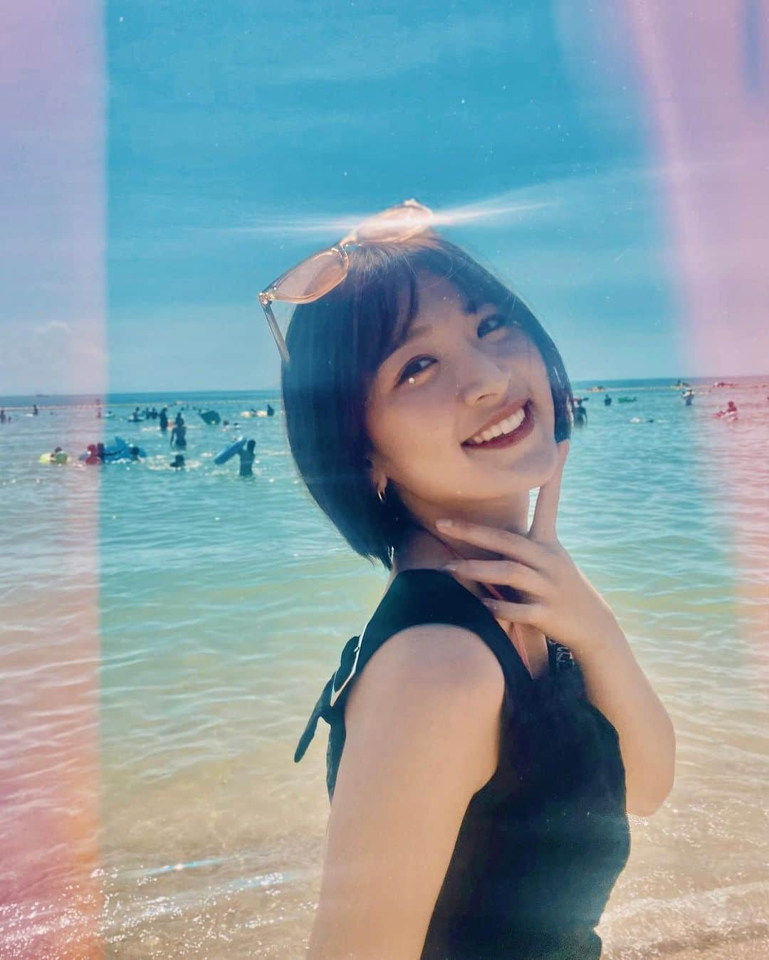 小野瑞歩さんのインスタグラム写真 - (小野瑞歩Instagram)「🐠💗  #つばきファクトリー #海 #夏 #小野瑞歩」8月12日 17時43分 - mizuho_ono.official