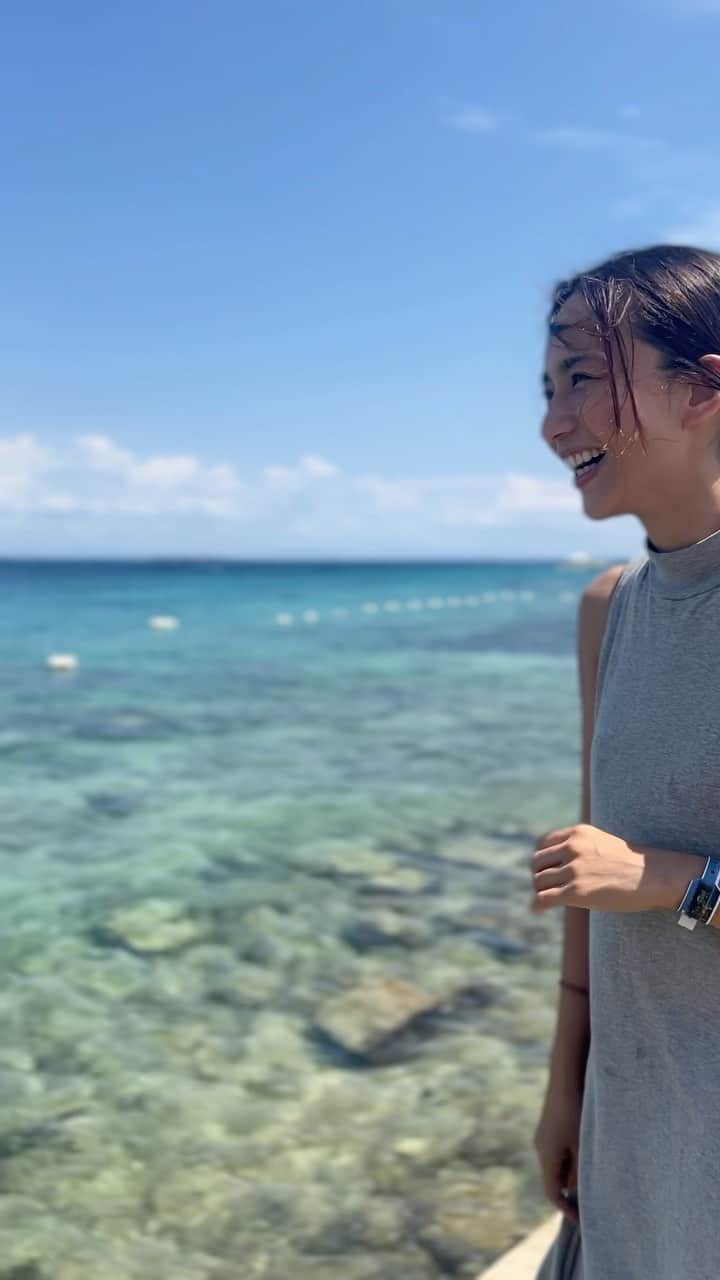 優木まおみのインスタグラム：「やっぱり海はいい❤️❤️❤️❤️」