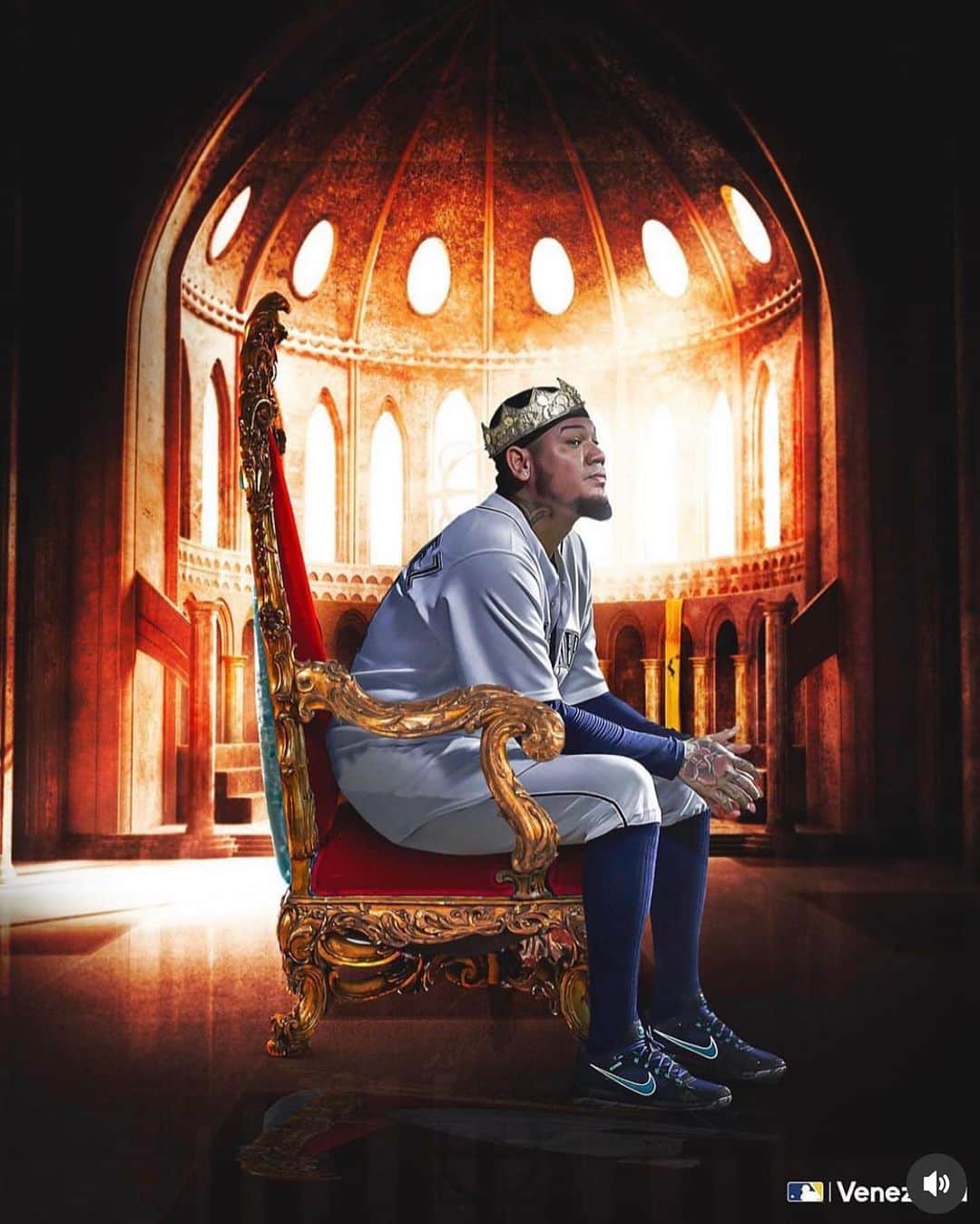 ロビンソン・カノのインスタグラム：「@therealkingfelix34 brother felicidades  Bendiciones #king 👑👑👑👑👑👑👑👑👑👑👑👑👑👑👑👑👑👑👑👑👑👑👑👑👑👑👑👑👑👑👑👑👑👑👑👑」
