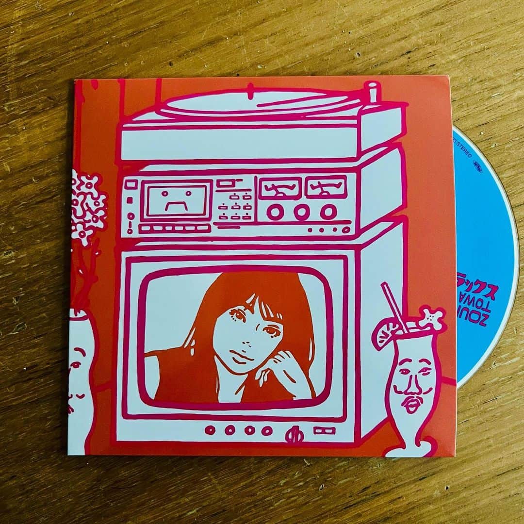 テイ・トウワのインスタグラム：「ZOUNDTRACKS / TOWA TEI limited CD edition 9/8 release. insert&sticker included. artwork by @onair_intl」