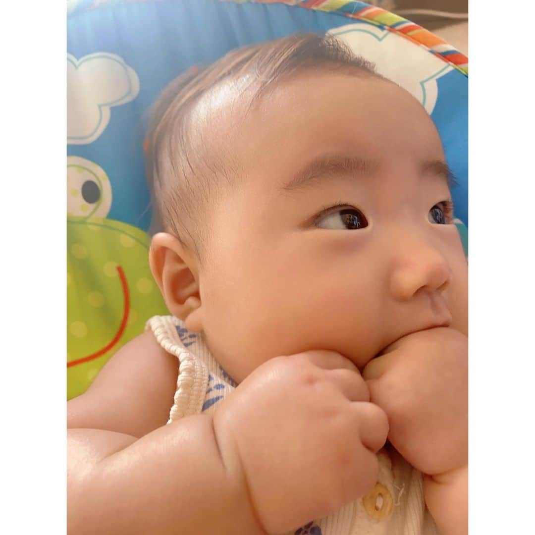 小川麻衣子さんのインスタグラム写真 - (小川麻衣子Instagram)「♪ . 心愛 5ヵ月👶🏻♥️ 7kgオーバーのベビちゃんになりました🧡 毎日たくさんお話しして、元気に成長してくれてます🥺 私も新米ママですがこれからも頑張っていきます🫡✨ . #新米ママ #令和5年ベビー #女の子ベビー #5ヵ月ベビー #赤ちゃんのいる生活  #赤ちゃんのいる暮らし」8月12日 21時16分 - maiko_ogawa