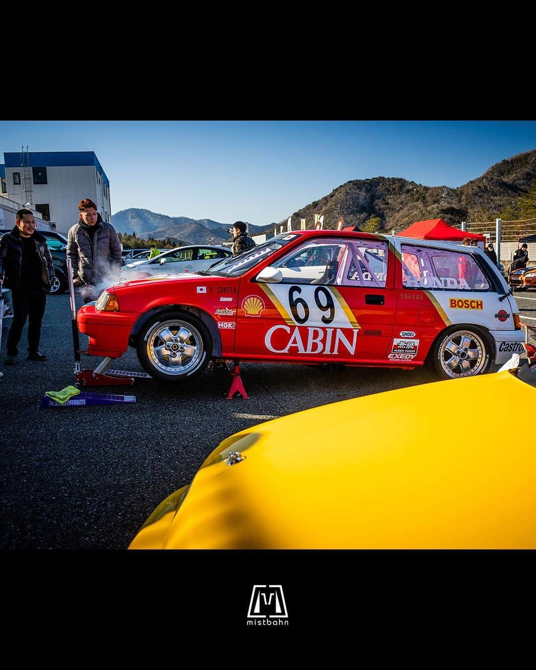 mistbahnさんのインスタグラム写真 - (mistbahnInstagram)「_ CABIN Honda E-AT WONDER CIVIC _ 🚗: @sho_tim_jp 📷: @mistbahn _ Shot on Jan-29 2023 🏁 "CTAC(Central Time Attack Challenge @central_time_attack_challenge )" Central Circuit (Hyogo, Japan). _ JP) 2023年1月29日、セントラルサーキットで開催されたCTAC(セントラル・タイムアタック・チャレンジ)にて撮影。 _ #ctac #ctac2023 #centraltimeattackchallenge #centralcircuit #セントラルサーキット #cabinracing #wondercivic #civicwonder #oldschoolhonda #oldskoolhonda #playboy #wondercivic #civic #hondacivic #ホンダシビック #シビック #e_at #ワンダーシビック #3gcivic #3gencivic #kanjo #kanjostyle #kanjoracer #kanjozoku #timeattack #timeattackjapan #zc #hondasontrack #mugen」8月12日 21時24分 - mistbahn