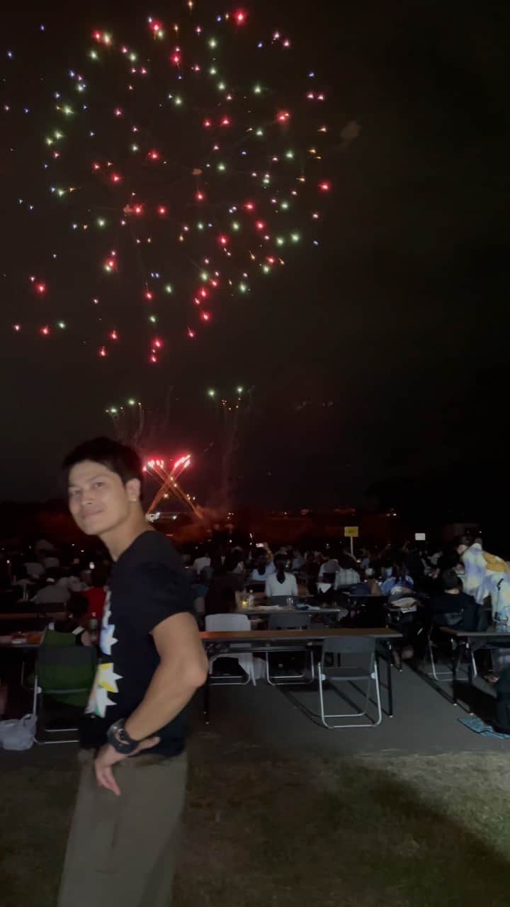 舘野将平のインスタグラム：「地元で花火を満喫しました🎆 #夏祭り#花火#花火大会」