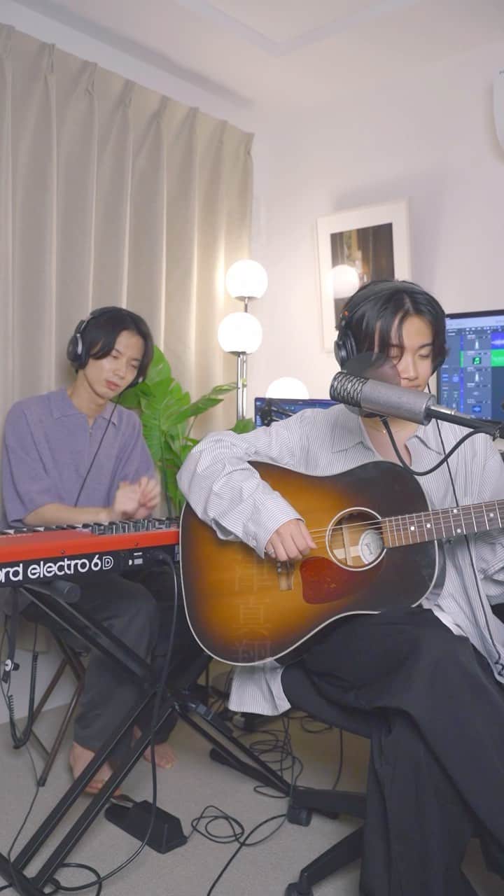 舟津真翔のインスタグラム：「『君は運命の人』Piano Ver.   🎙 @_0709mf  🎹 @todayasu210  #君は運命の人 #舟津真翔」