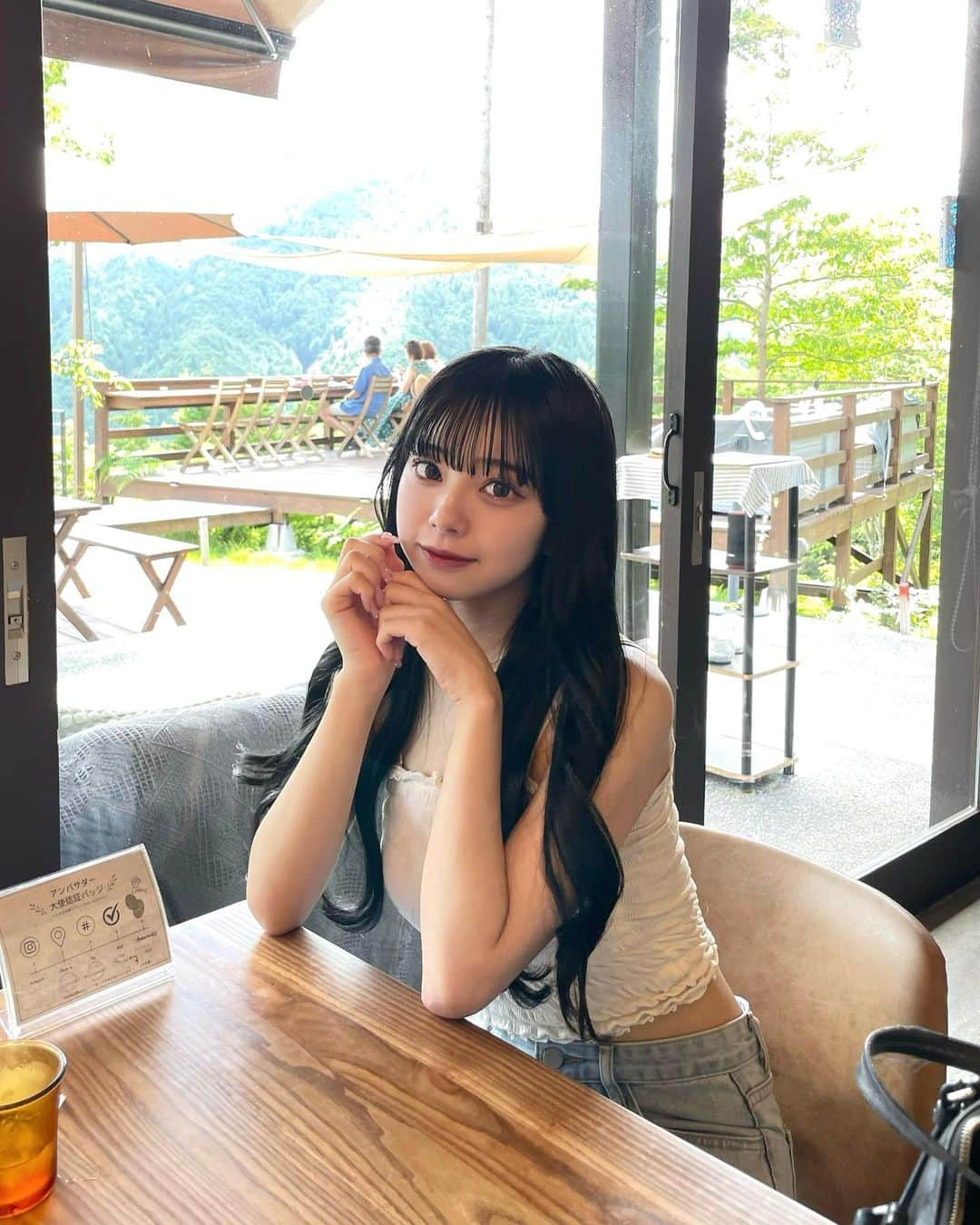 増田彩乃のインスタグラム：「今年の夏は自然溢れまくりの夏です！☺︎」