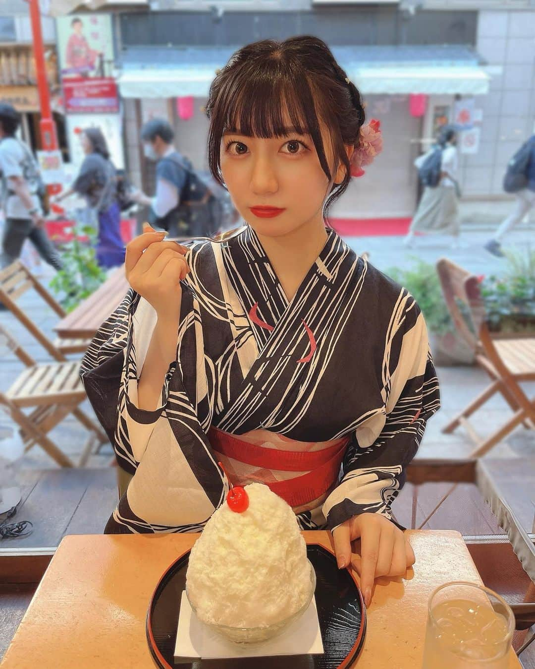 高橋希良さんのインスタグラム写真 - (高橋希良Instagram)「. 浴衣デート🍧‪‪♡」8月12日 22時22分 - kira_takahashi_official