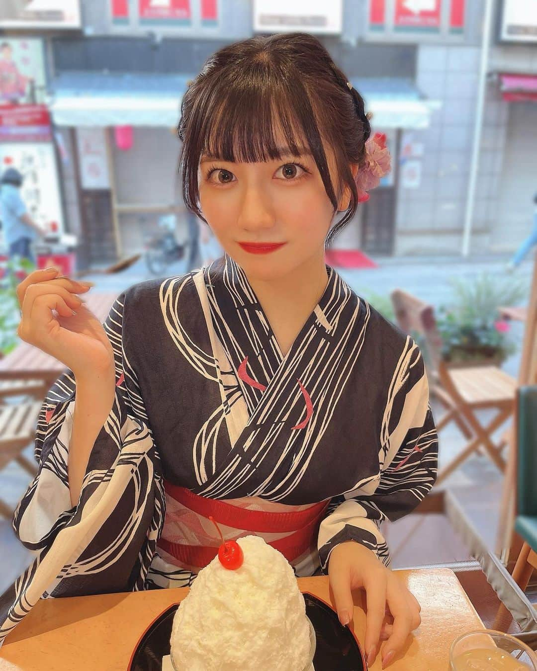 高橋希良のインスタグラム：「. 浴衣デート🍧‪‪♡」