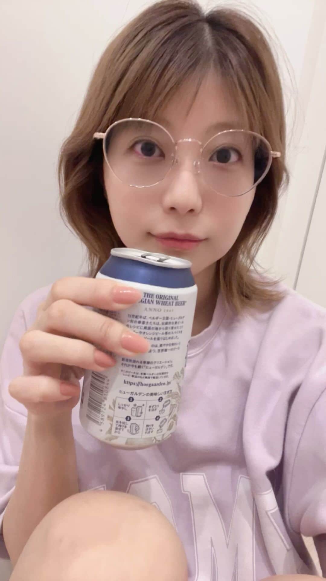 天野麻菜のインスタグラム：「ビール女子。3567」