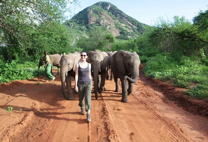 クリスティン・デイヴィスさんのインスタグラム写真 - (クリスティン・デイヴィスInstagram)「It’s #worldelephantday ! Other than  my children,  these are the loves of my life! Such a joy to be near them and to get to be around the people working on the ground to ensure their safety ♥️ @sheldricktrust」8月12日 22時45分 - iamkristindavis