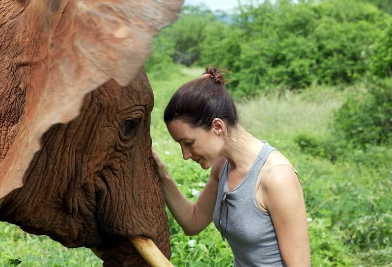 クリスティン・デイヴィスさんのインスタグラム写真 - (クリスティン・デイヴィスInstagram)「It’s #worldelephantday ! Other than  my children,  these are the loves of my life! Such a joy to be near them and to get to be around the people working on the ground to ensure their safety ♥️ @sheldricktrust」8月12日 22時45分 - iamkristindavis