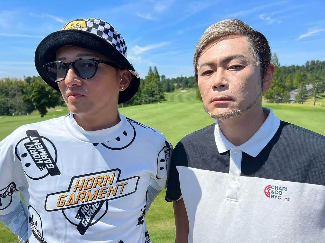 遠藤章造のインスタグラム：「これからのISSAはどっちだ❗️ゴルフ対決⛳️KIMI君もいるよー👍#遠藤章造#ココリコ#dapamp#issa#kimi#ゴルフ#YouTube」