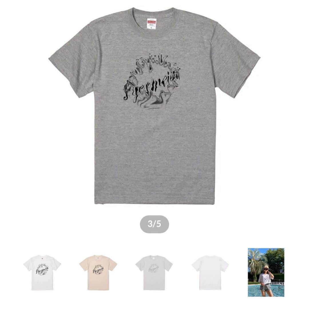 三上玲奈さんのインスタグラム写真 - (三上玲奈Instagram)「三上プレゼンツTシャツが本日から  @eastwoodswear3  で8月26日の23時まで販売します✨  ホワイト、グレー、ベージュ  Tシャツと長袖があるよ😃✨  気に入ったら買ってね♫ 今だけです✨」8月12日 23時34分 - reinamikami