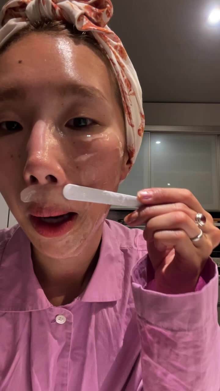 MICA   rippmonsterのインスタグラム：「8月オンラインキャンペーン 2日目🩷🐬🐋🐳🦭🐡  夜のヘアケア @ripmon_turban   育美毛ケアとしての 使い方♡  と 最近ハマってるパック👳🏻‍♀️💆‍♀️  について @ripmon_turban」