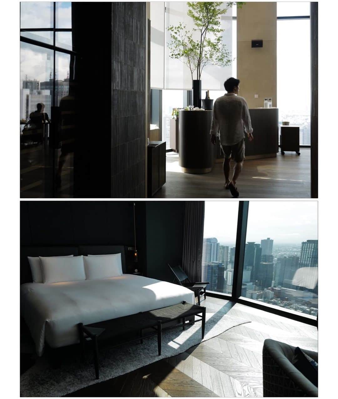 JUNNAさんのインスタグラム写真 - (JUNNAInstagram)「TOKYOデート  東京の中心で、地上の喧騒から離れた特別な空間を楽しむ都会のラグジュアリーホテル 「BELLUSTAR TOKYO, A Pan Pacific Hotel」滞在  生まれ育った東京の街を眼下に特別で貴重な2人時間をたっぷり楽しみました  ホテルの下には映画館があり、ディナーの前後２本映画を見て、眠る前にバーでお喋り♡この立地ならではの楽しみ方  #BELLUSTARTOKYO #東京#ホテルステイ」8月13日 0時39分 - junna