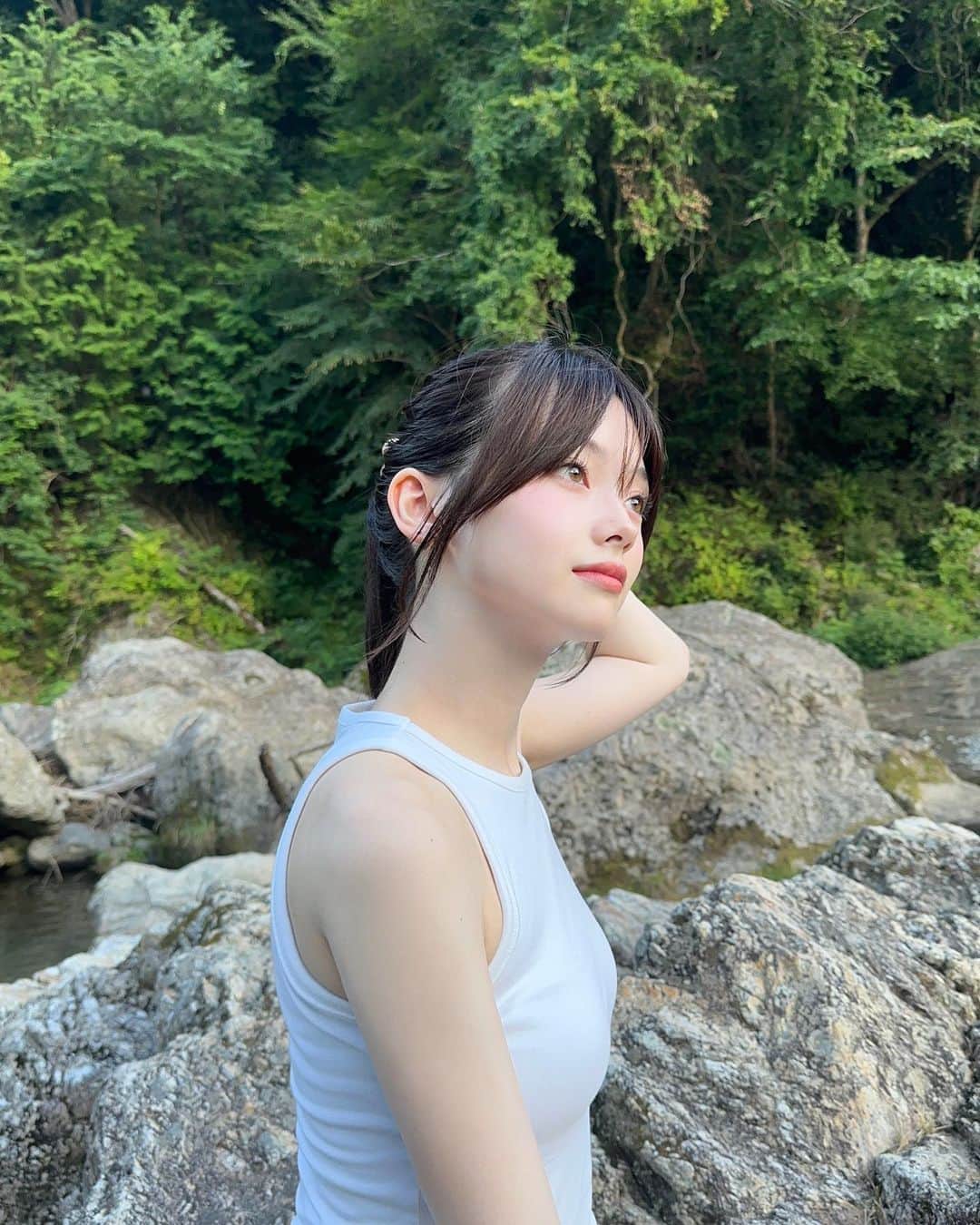 南琴奈さんのインスタグラム写真 - (南琴奈Instagram)「マイナスイオン！！」8月13日 14時30分 - kotona_minami