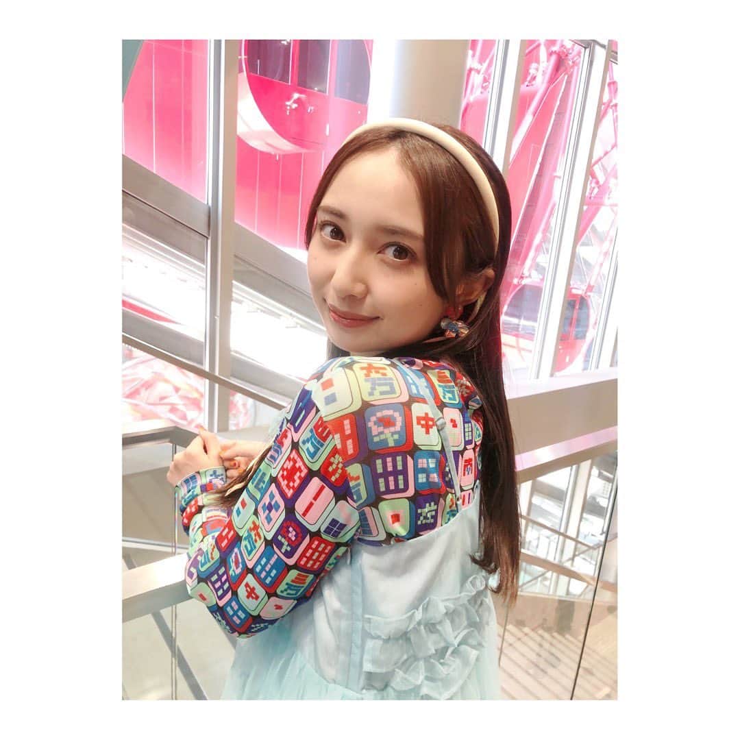 小宮有紗のインスタグラム：「#ありしゃファンミ15th 大阪昼公演のお写真✨  いつもHEP HALLのロビーの観覧車が見えるところで撮ってる気がする🤣」