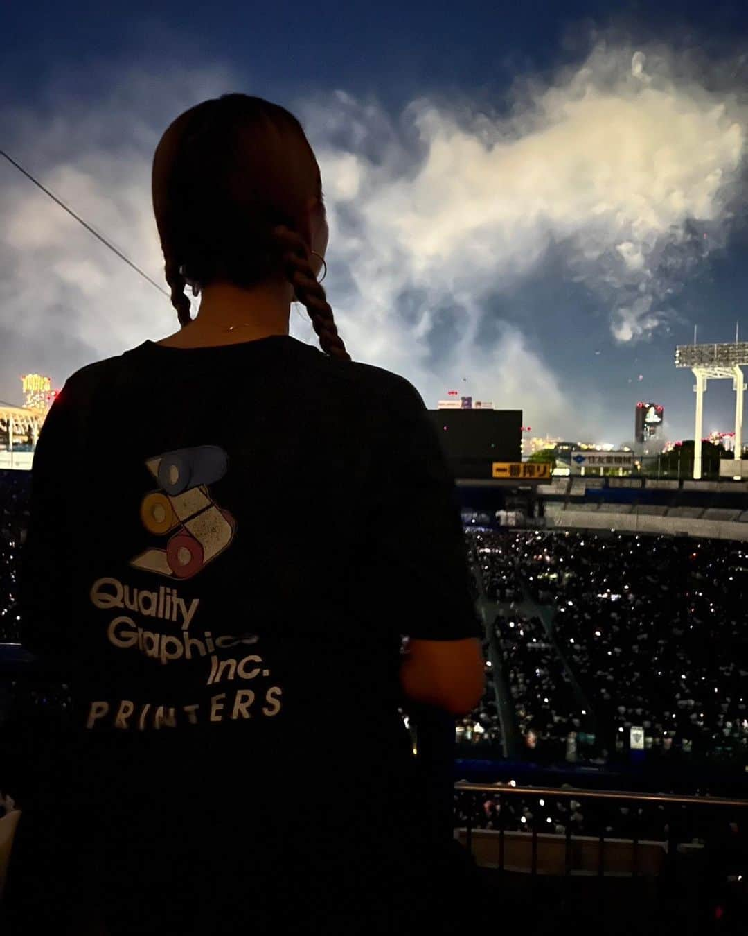 大田明奈さんのインスタグラム写真 - (大田明奈Instagram)「神宮花火大会🎆 #花火大会  #浴衣　着たかった」8月13日 14時58分 - moreakee