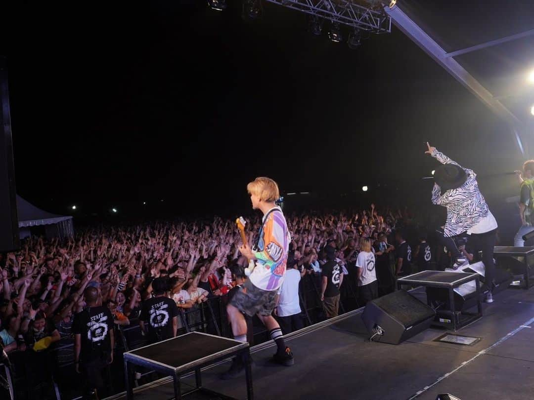 KEIGOさんのインスタグラム写真 - (KEIGOInstagram)「20年ぶりの RISING SUN ROCK FESTIVAL in EZO 最高でした！ あの時間、あの場所で会えたみんなありがとう！ #rsr23 #risingsunrockfestival  #risingsun #FLOW」8月13日 8時31分 - keigo_flow