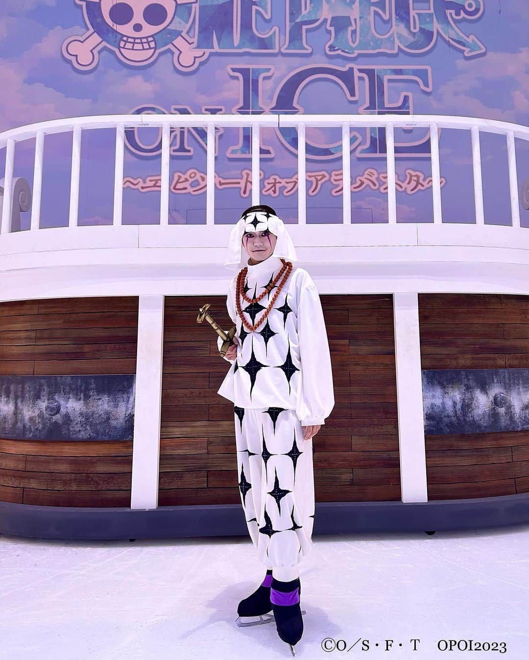 吉野晃平のインスタグラム：「本日ワンピースオンアイス横浜公演最終日🏴‍☠️ #ワンピースオンアイス #ワンピース #ONEPIECEONICE #ONEPIECE」