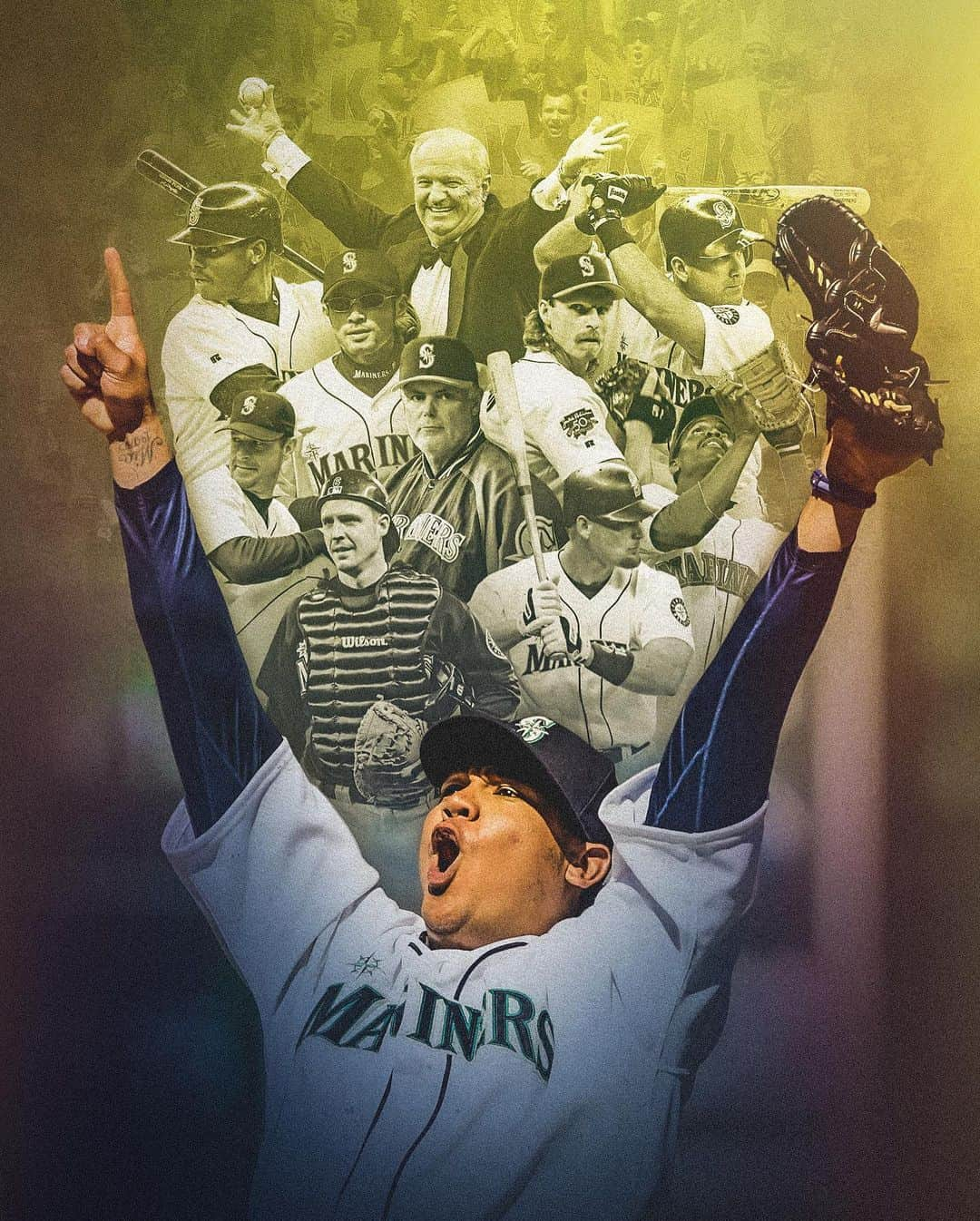 フェリックス・ヘルナンデスさんのインスタグラム写真 - (フェリックス・ヘルナンデスInstagram)「Welcome to the Mariners Hall of Fame, @therealkingfelix34 👑」8月13日 10時45分 - therealkingfelix34