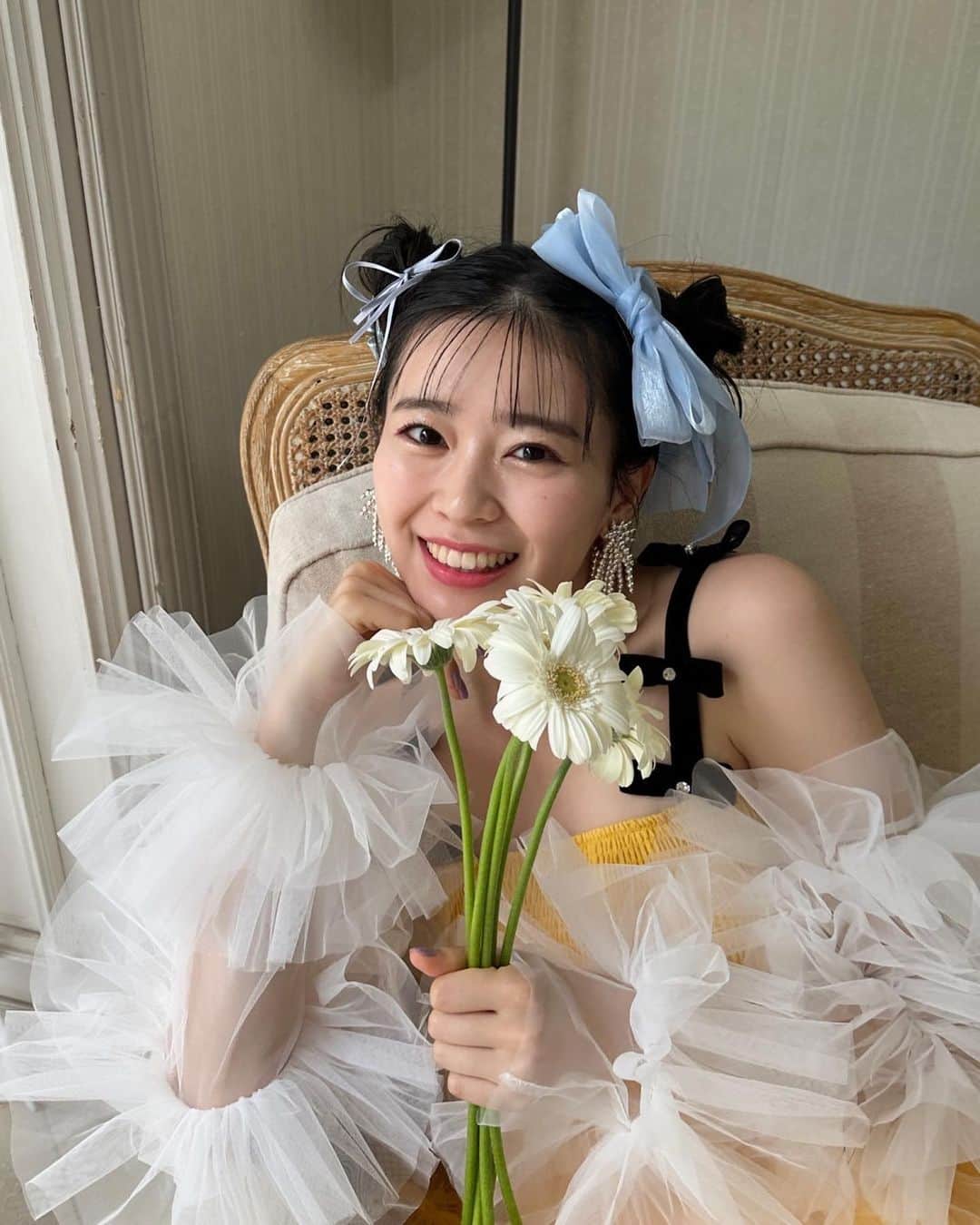 坂井仁香のインスタグラム：「💙💐  #とき宣#坂井仁香#ひとちゃん#超とき宣#超ときめき宣伝部#idol」