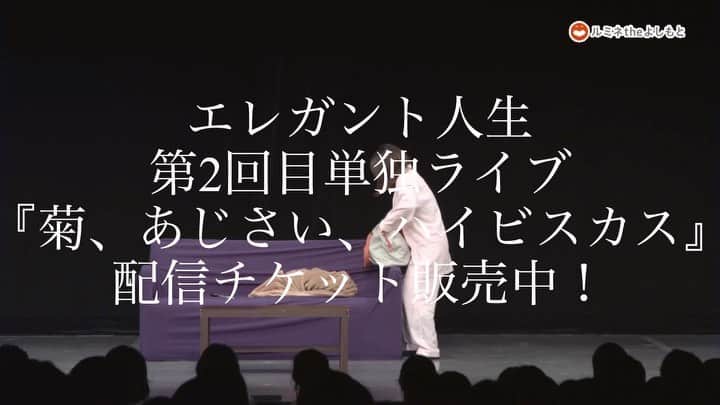 山井祥子のインスタグラム：「🌺【配　信　延　長　決　定】🌺 『菊、あじさい、ハイビスカス』。 エレガント人生が、なによりも大事にしている単独ライブ！その配信チケットが、好評につき配信期間を延長していただける運びとなりました！  ルミネで単独ライブを行うのは一つの目標だったので、感無量です！🎉  観てくださった皆様、本当にありがとうございました！  配信チケットの話に戻ります！ 🎫¥1,800  販売期間：8/18(金)12:00まで 視聴期間：8/18(金)19:30まで  コントは6本。必ずあなたの心に突き刺さるはず。 面白いよ。 ストーリーのハイライトから、配信チケットを購入するためのサイトに飛べます！ぜひ！  ビジュアル @megumi_.yamazaki   映像 @minasamazu_p  @mioriii  　 衣装協力 @spinns_official @anonenone_jp」