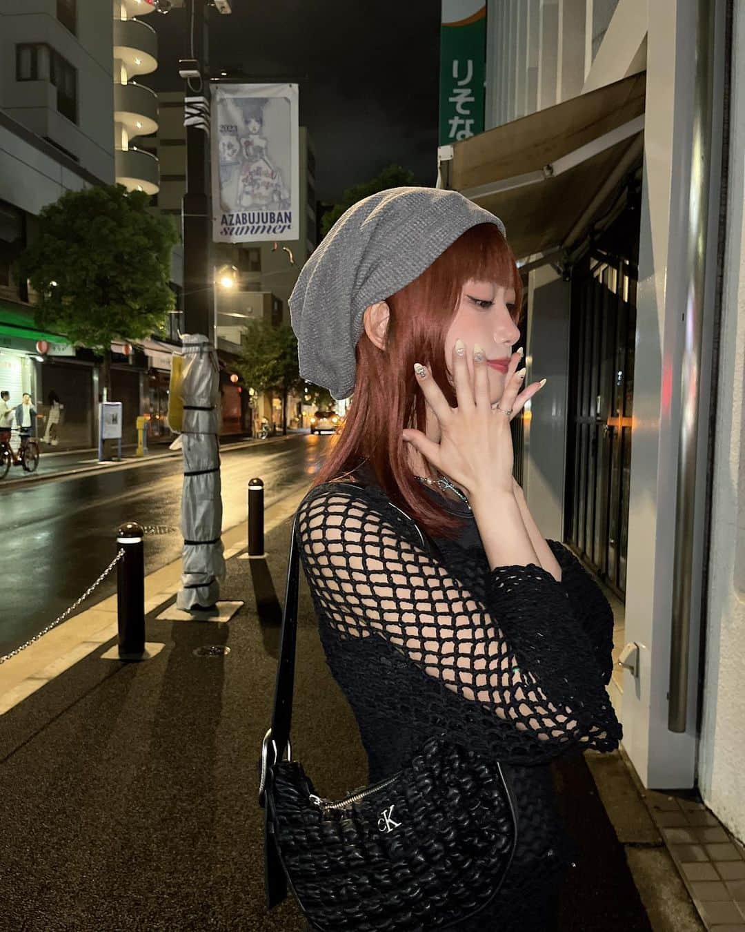 阿知波妃皇のインスタグラム：「👩🏽‍🦰🫶」